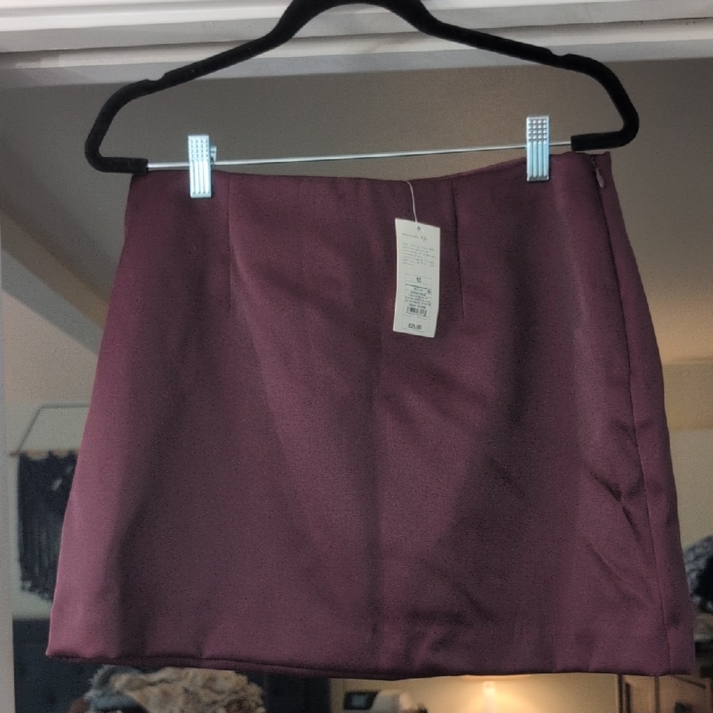 Target Burgundy Mini Skirt